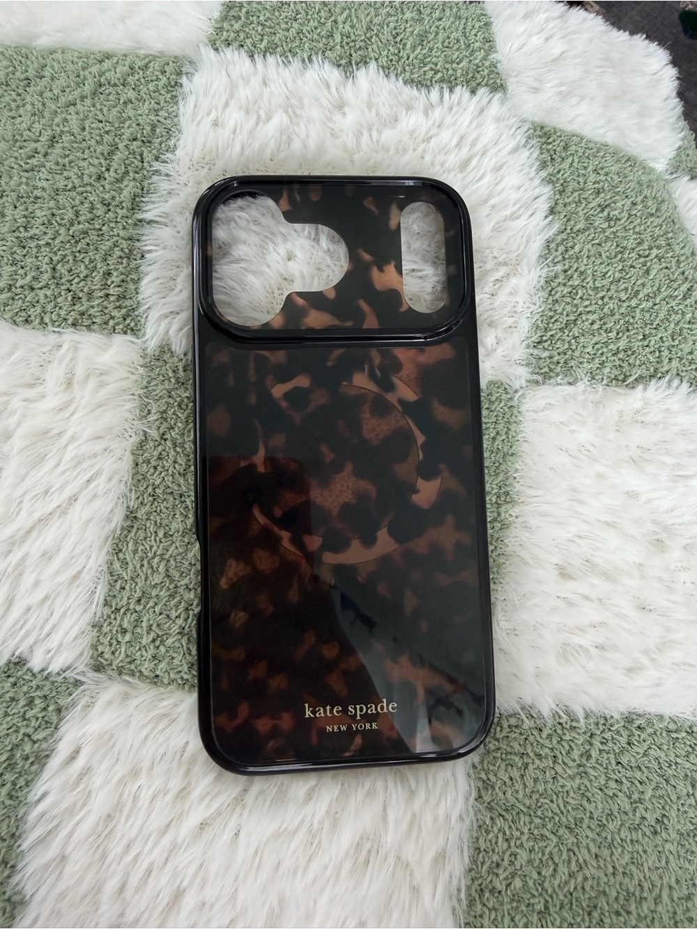kate spade Tortoiseshell Brown iPhone 17 pro max Case